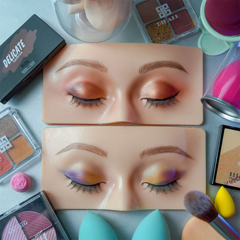 Beauty Makeup Academy - Tabla de maquillaje reutilizable para práctica