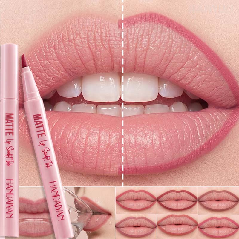 Beauty Linasi Makeup - Delineador de Labios de 6 Colores,