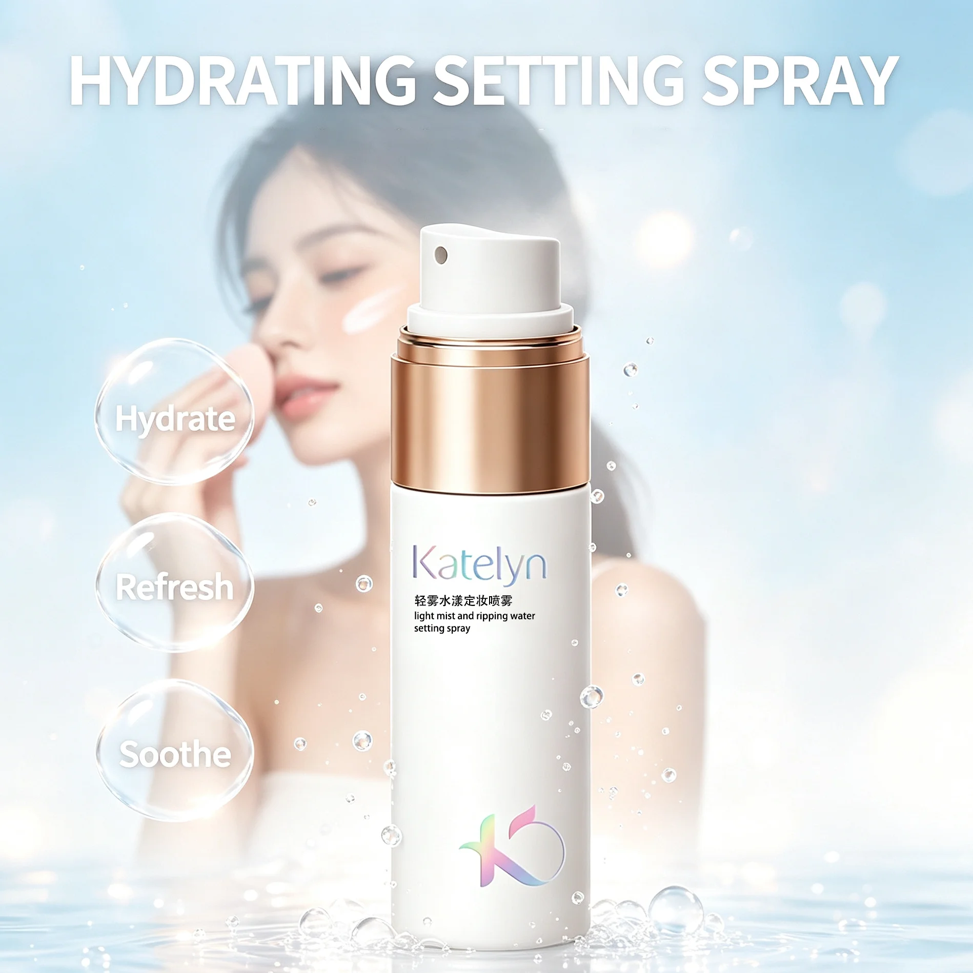Beauty Makeup Fixer - Spray fijador de maquillaje de 30ml,