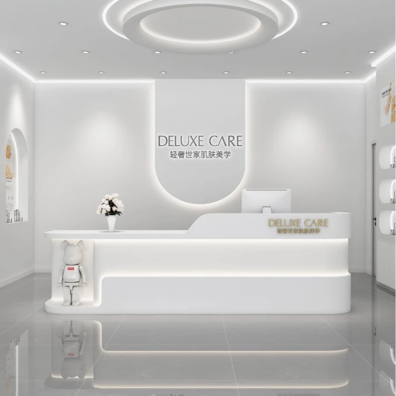 Beauty Makeup Institute - # Mostrador de Recepción Moderno para