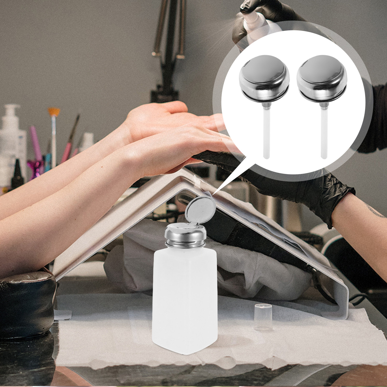 5 tapas dispensadoras de acero - Beauty Of Makeup reseña y precio