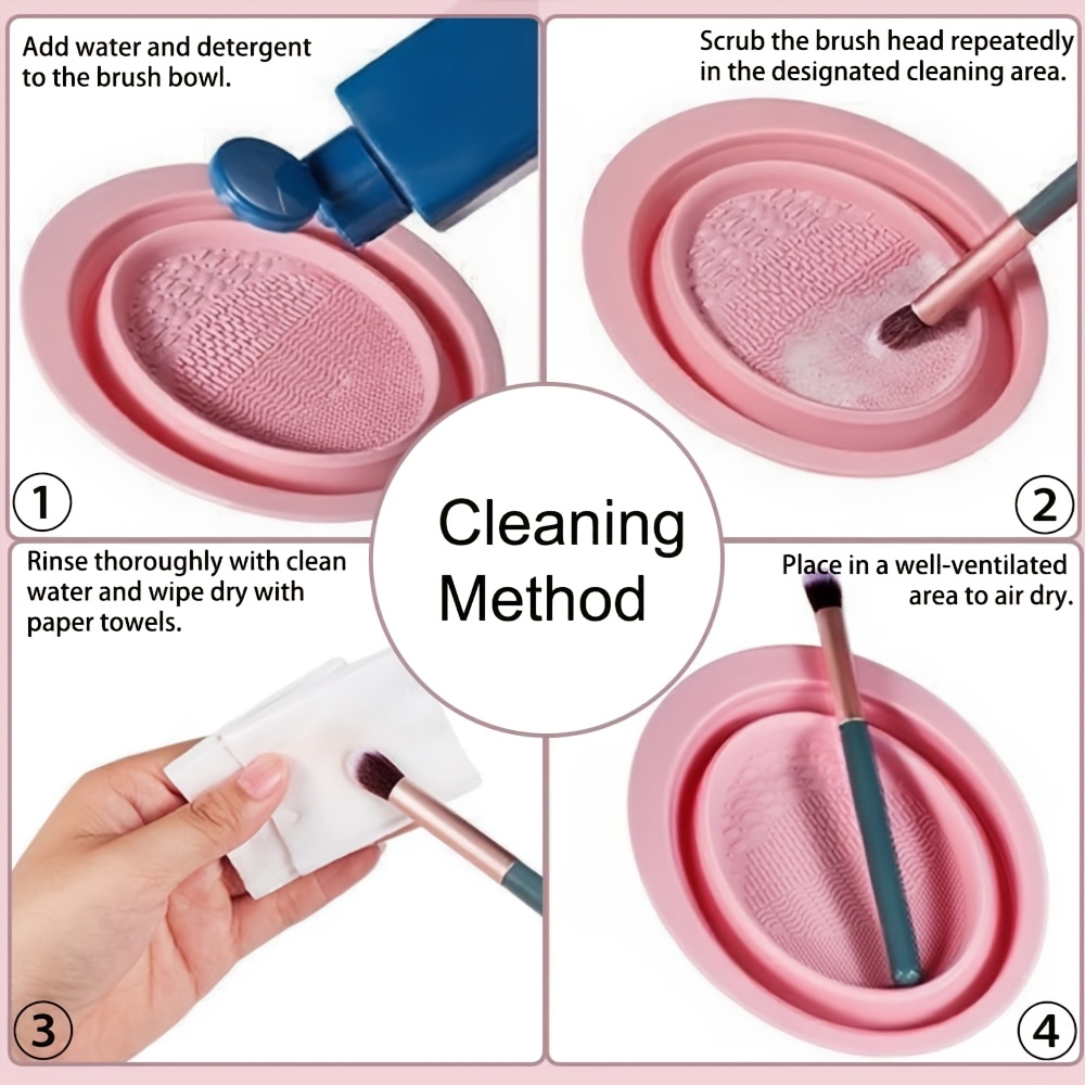 Tazón Plegable de Silicona par - Cosmetic Sponge reseña y precio