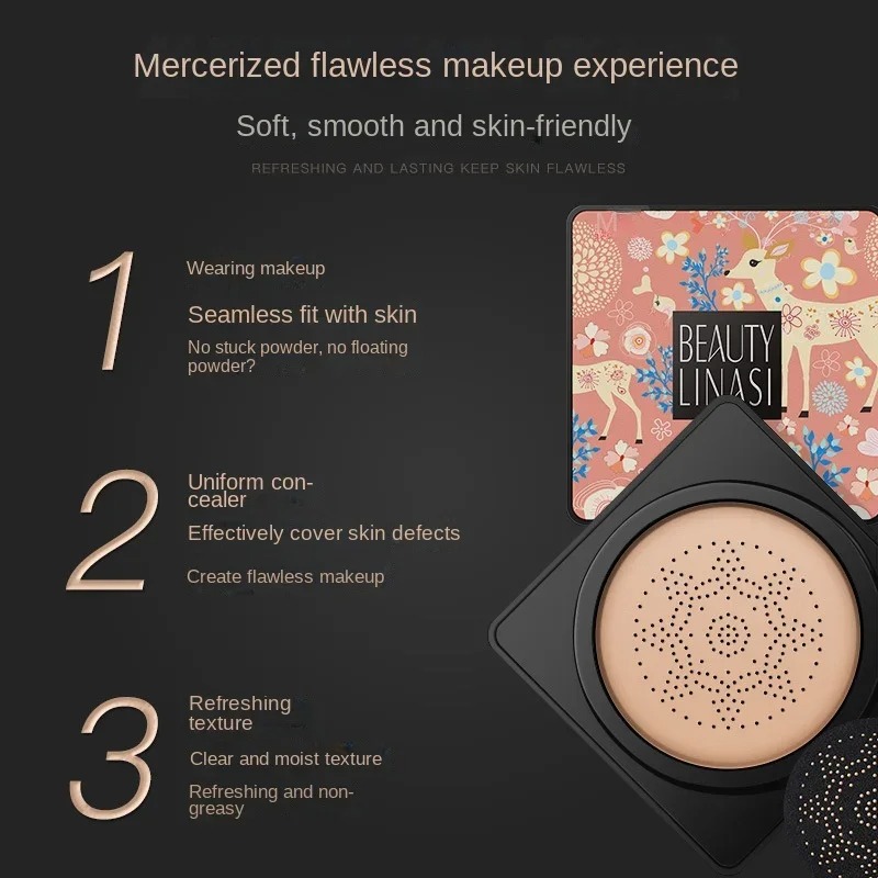 Base de Maquillaje BB Air Cush - Beauty Linasi Makeup reseña y precio