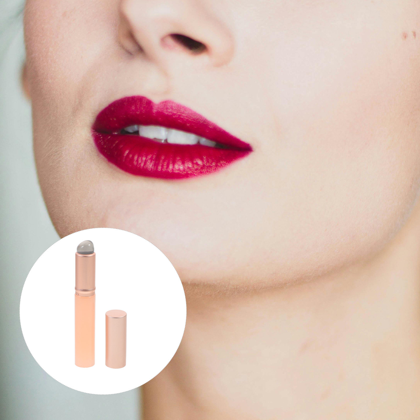 2 aplicadores de silicona para - Beauty Makeup Lipstick reseña y precio