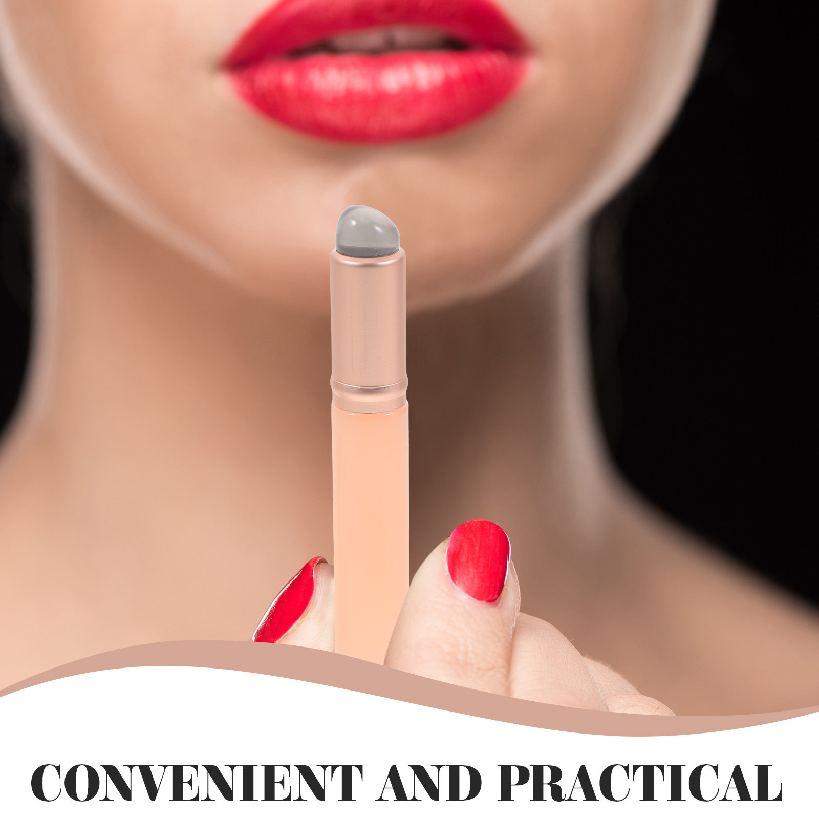 2 aplicadores de silicona para - Beauty Makeup Lipstick reseña y precio