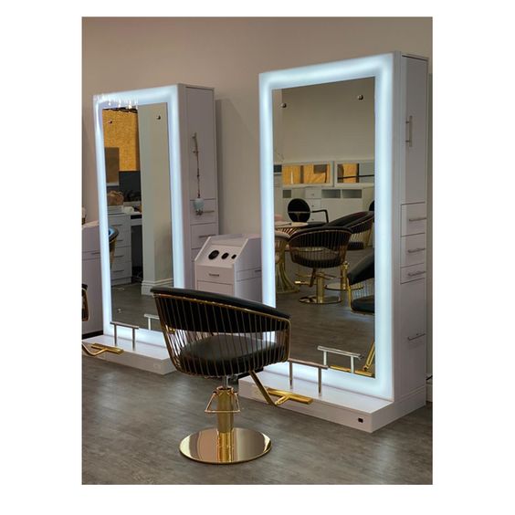 Espejo de peluquería con diodo - Makeup Beauty Lounge reseña y precio