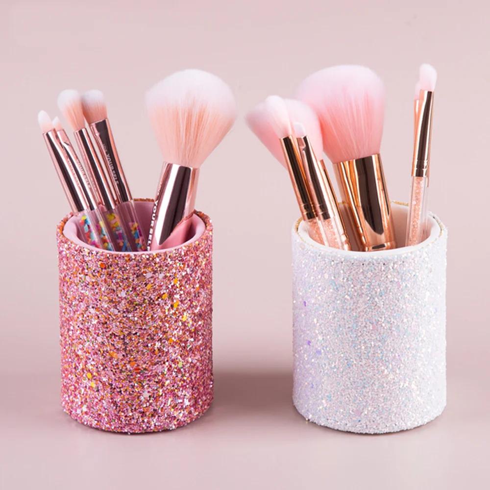 Cubo brillante para brochas de - Beauty Makeup Lipstick reseña y precio