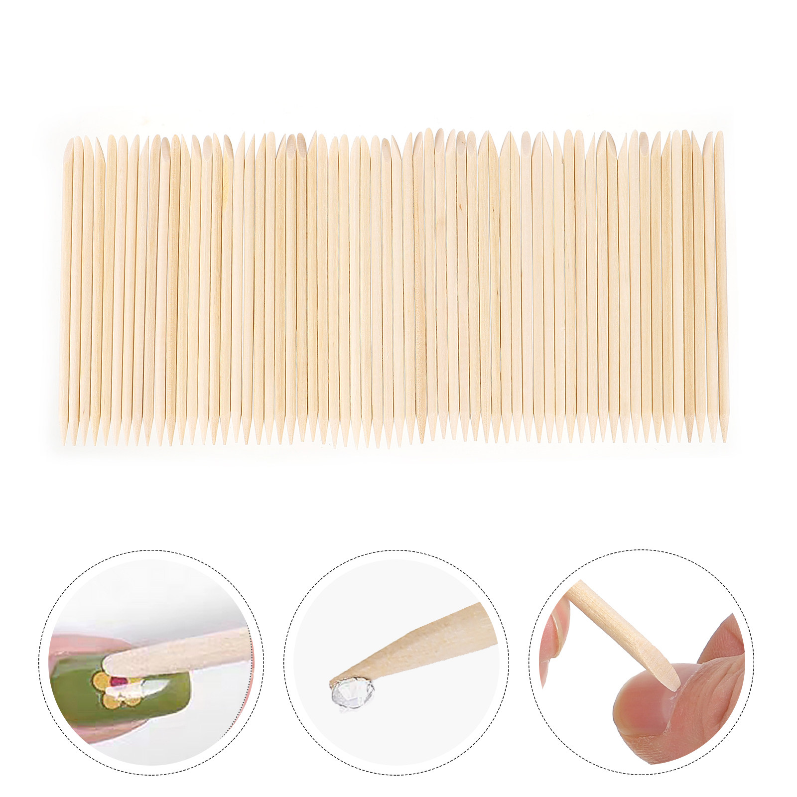 200 piezas de palitos de mader - Gel Nail Polish reseña y precio