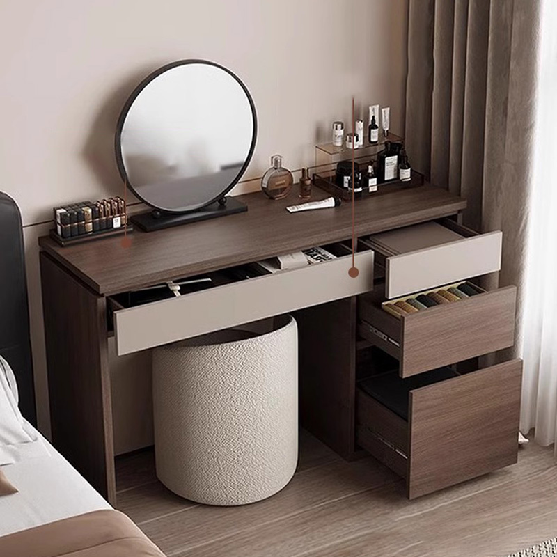 Estante de madera, mesa de toc - Makeup Beauty Lounge reseña y precio