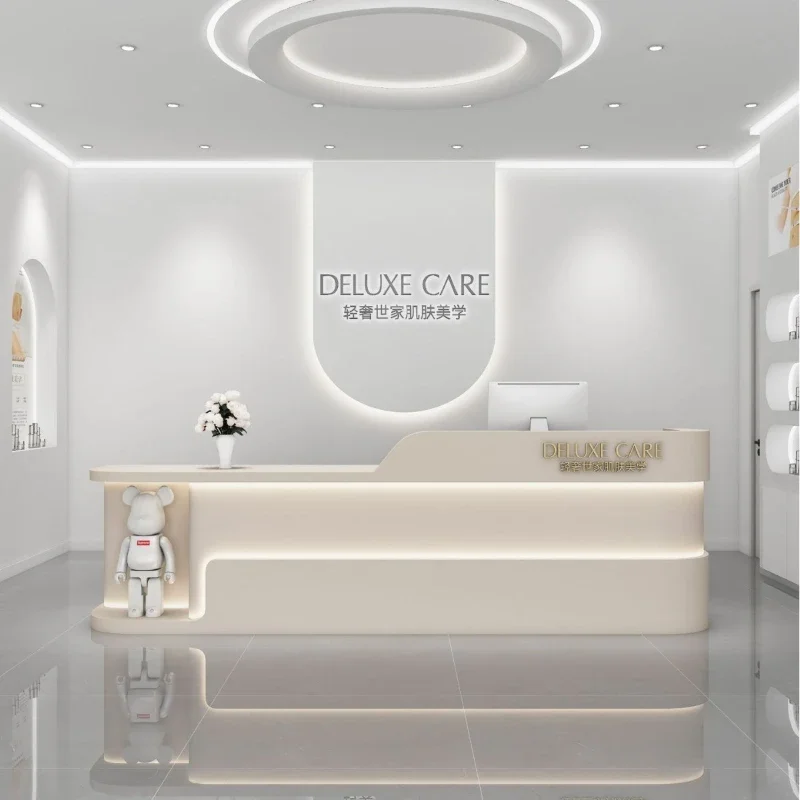 Mostrador de Recepción Moderno - Beauty Makeup Institute reseña y precio