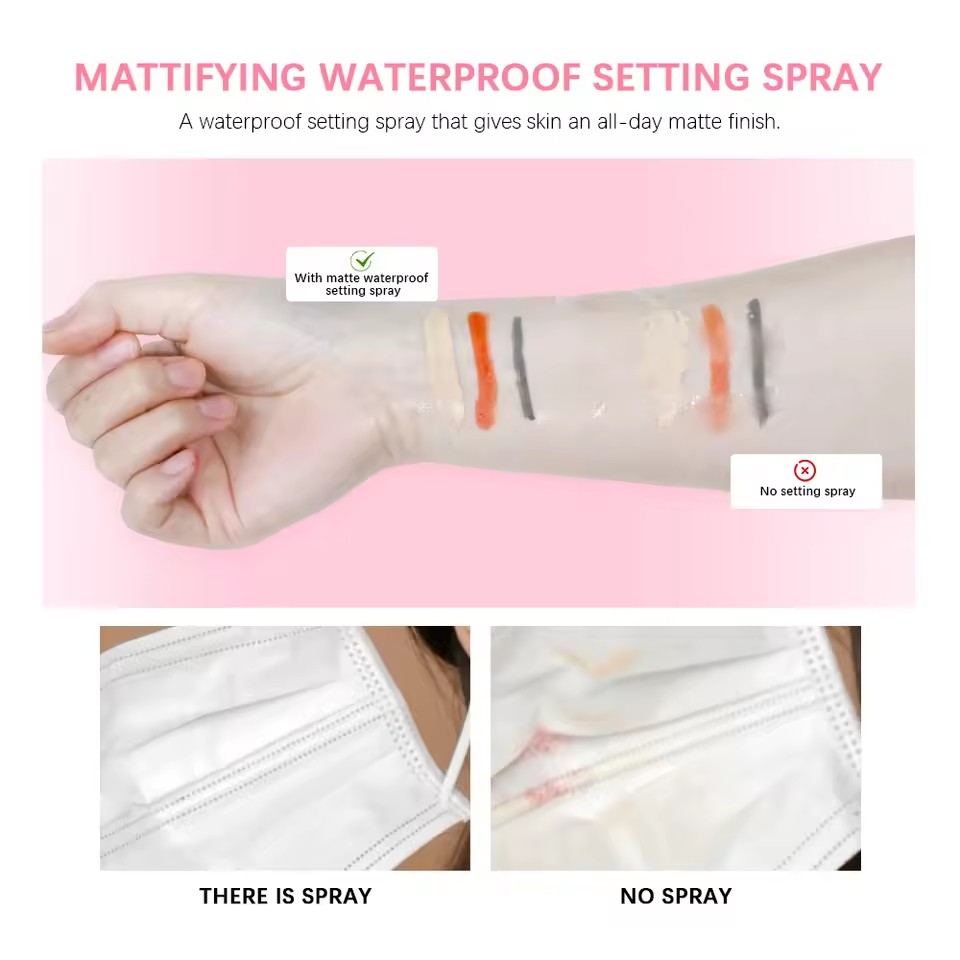 Spray de ajuste matificante re - Beauty Makeup Fixer reseña y precio